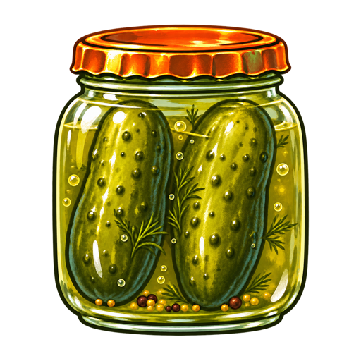 Living pickle jar